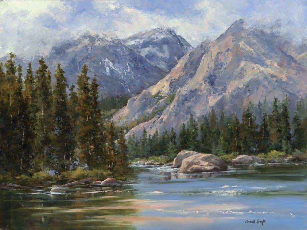 Clouds Over String Lake